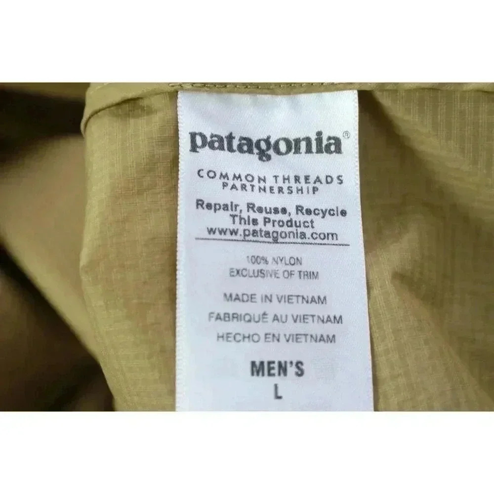 mens Patagonia Houdini wind pull over jacket size L - Picture 9 of 9